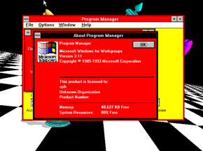 Windows For Workgroups 3.11